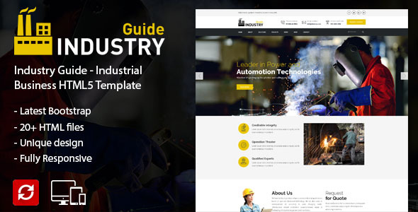 Industry Guide -Industrial - ThemeForest 20092946