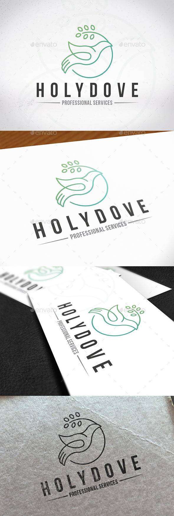 Holy Spirit Dove Logo - Animals Logo Templates