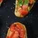 Classic Italian Bruschetta, Tomato, Garlic and Parsley on Toasted Bread - VideoHive Item for Sale