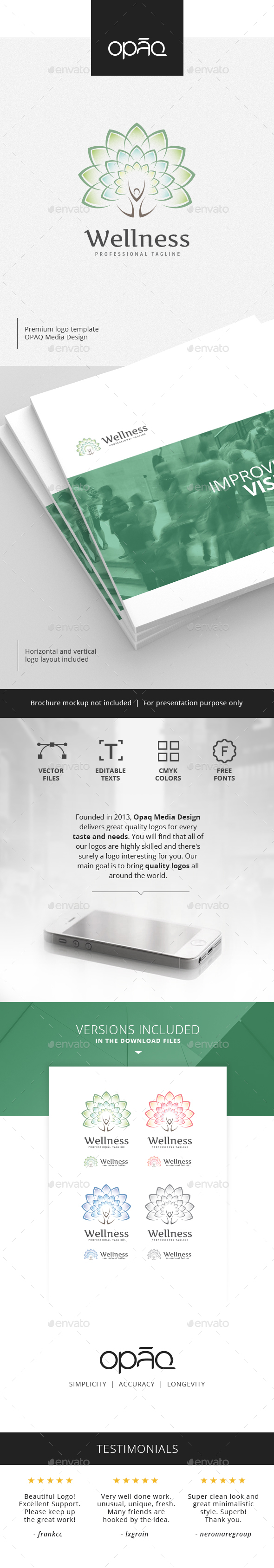 Blooming Human Tree Logo - Symbols Logo Templates