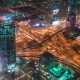 Scenic Aerial  Dubai View of Famous Highway Intersection and Business Bay Skyscrapers - VideoHive Item for Sale
