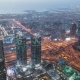 Dubai Downtown Night  with Burj Khalifa and Other Towers - VideoHive Item for Sale