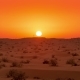 Golden Sunset  Over the Desert Landscape in United Arab Emirates - VideoHive Item for Sale