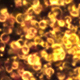 Abstract Dark Gold Digital Bokeh Rain Background - VideoHive Item for Sale