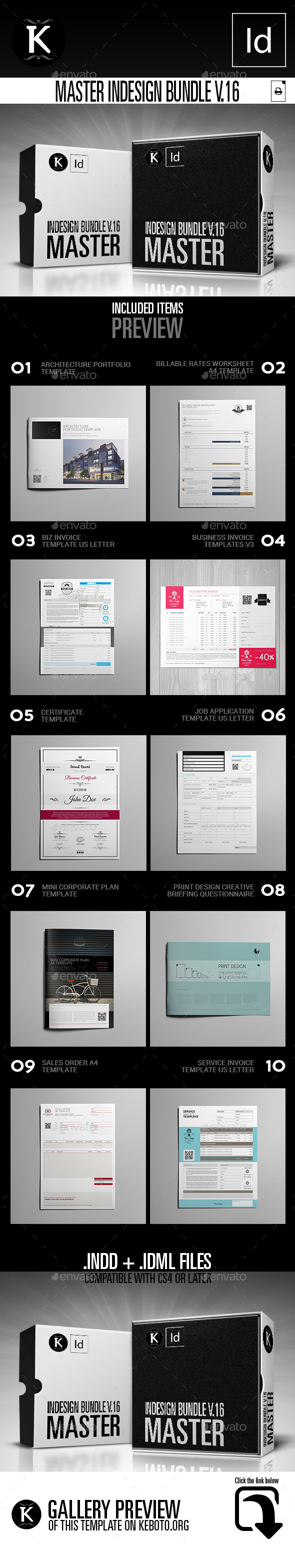 Master inDesign Bundle v.16 - Print Templates