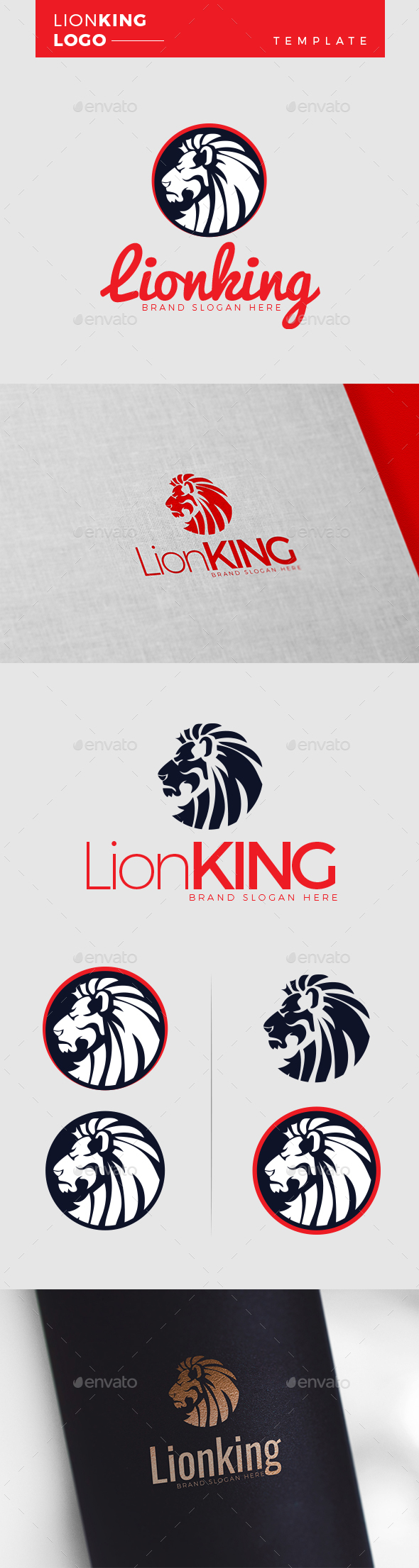 Lion King Logo template