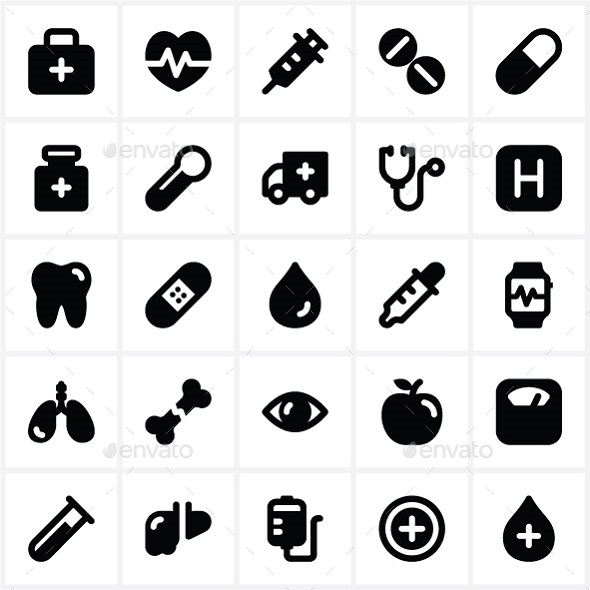 Health and Medicine Icon Pack - Icons
