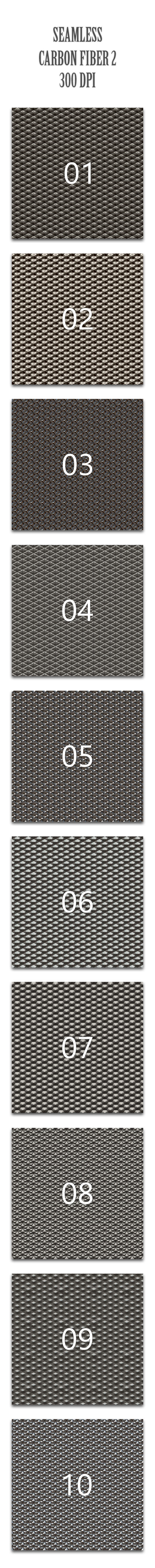 Seamless Carbon Fiber 2 - Techno / Futuristic Textures / Fills / Patterns