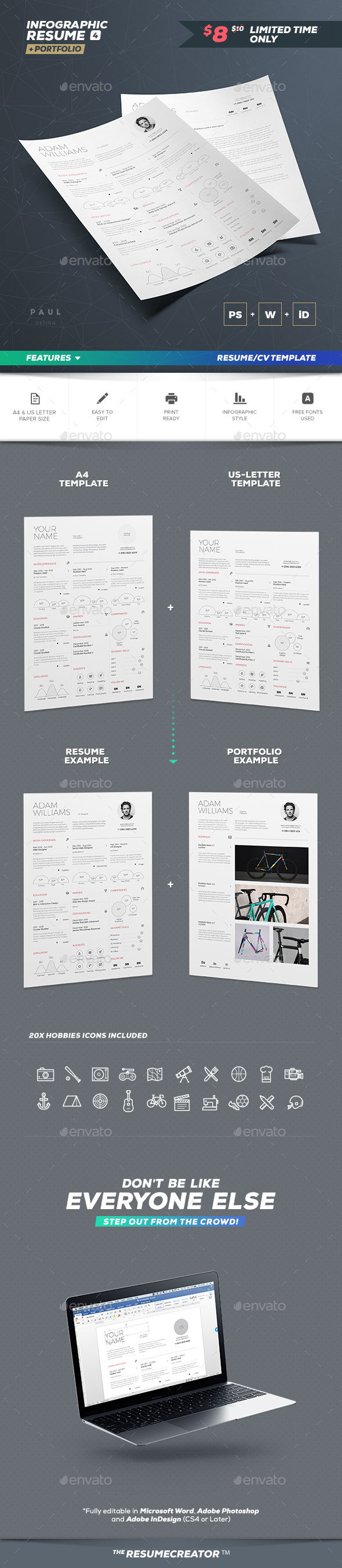 Infographic Resume Vol. 4