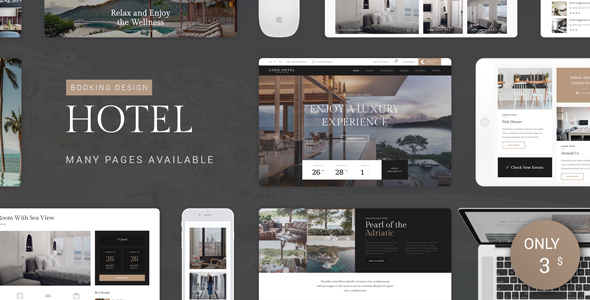 Hotel PSD Template