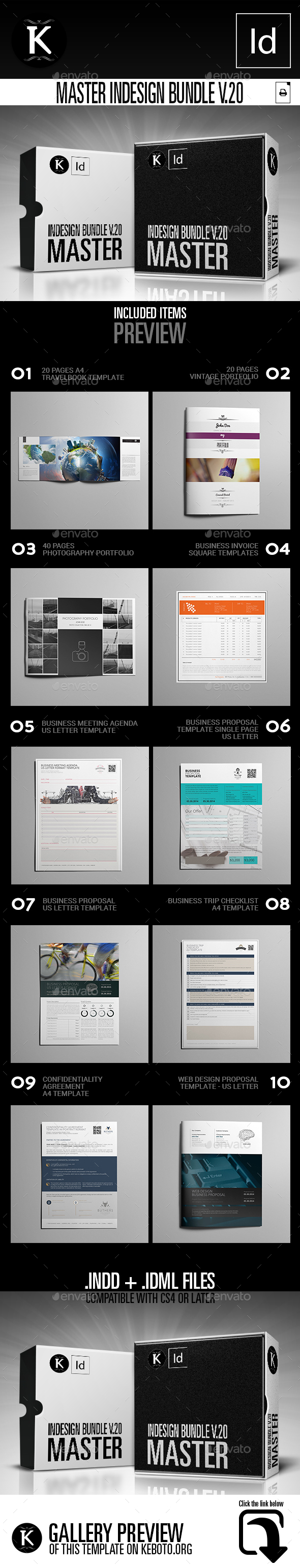 Master inDesign Bundle v.20 - Print Templates