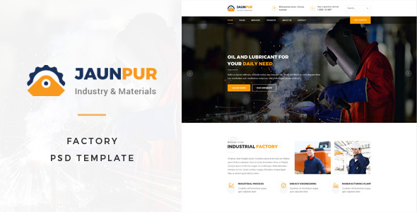 Janpur : Factory - ThemeForest 20058156