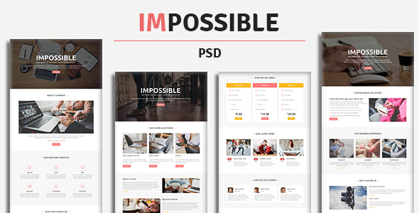 IMPOSSIBLE - PSD - ThemeForest 20208162