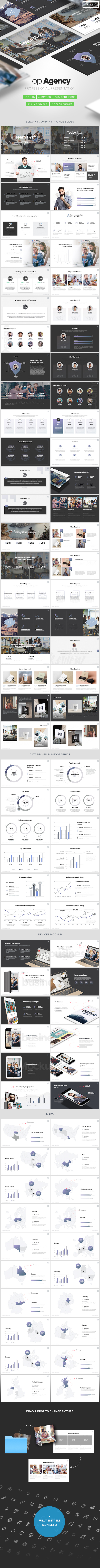 Top Agency - Powerpoint Template for Agencies - PowerPoint Templates Presentation Templates