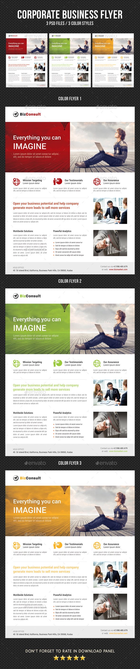 Corporate Business Flyer 23 - Corporate Flyers