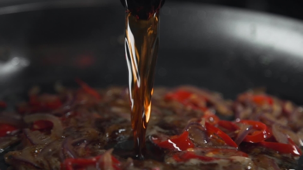 VideoHive Chef Making Sauce with Beer and Vegetables Chili Pepper and Onion on the Frying Pan Food Cooking 20209868 VideoHive Chef Making Sauce with Beer and Vegetables Chili Pepper and Onion on the Frying Pan Food Cooking 20209868