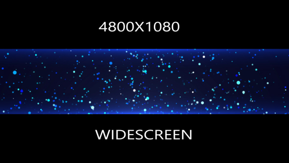 Blue Particles Wall Widescreen