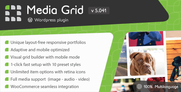 Media Grid - Wordpress Responsive Portfolio - CodeCanyon Item for Sale