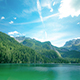 Lake and Mountains Landscape - VideoHive Item for Sale