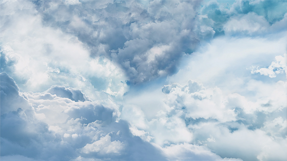 Flying Through The Clouds Sky, Motion Graphics | VideoHive