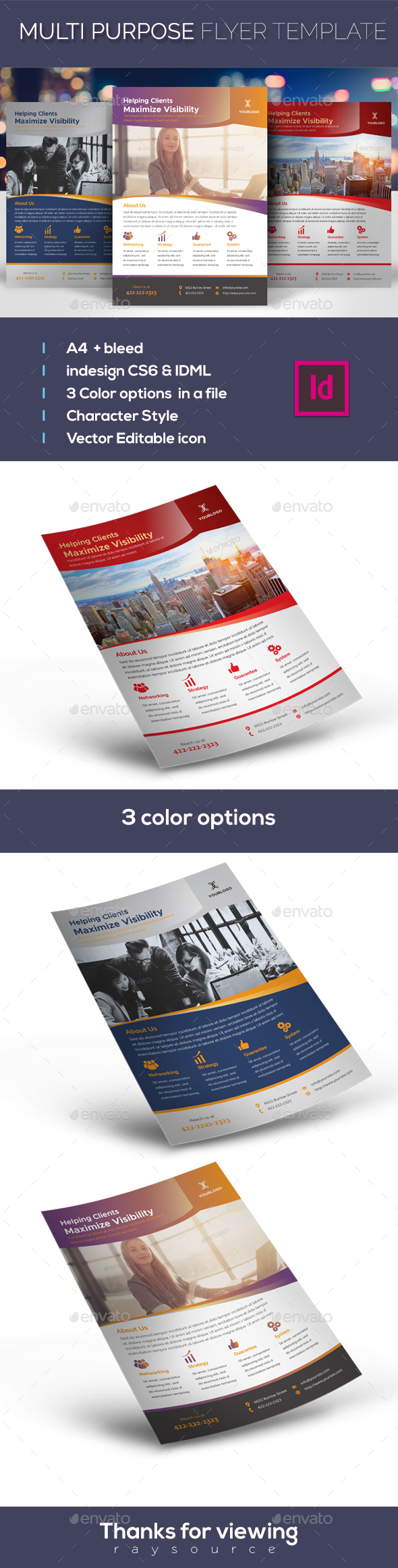 Multi Purpose Flyer - Corporate Flyers