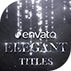 Elegant Titles - VideoHive Item for Sale