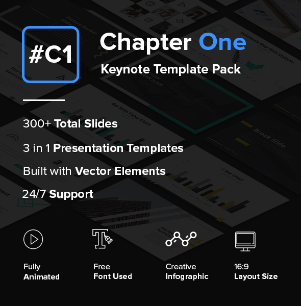 Chapter One - Creative Keynote Template Pack - Creative Keynote Templates