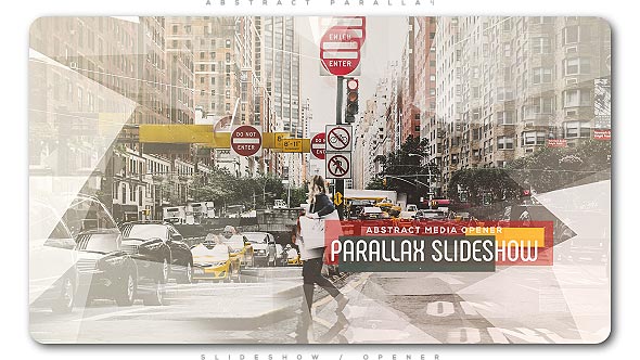 Abstract Parallax SlideshowOpener - VideoHive 20211725