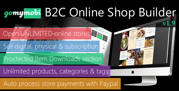 gomymobiBSB: eCommerce - B2C Business Website & Online Store Builder - CodeCanyon Item for Sale