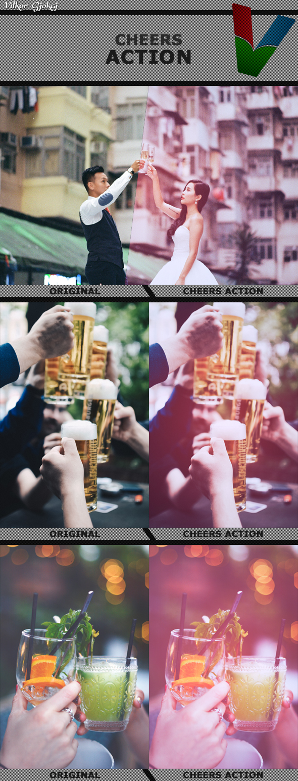 Cheers Action 1 - Photo Effects Actions
