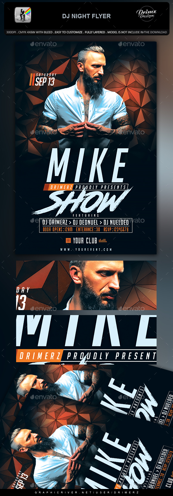 DJ Night Flyer - Events Flyers
