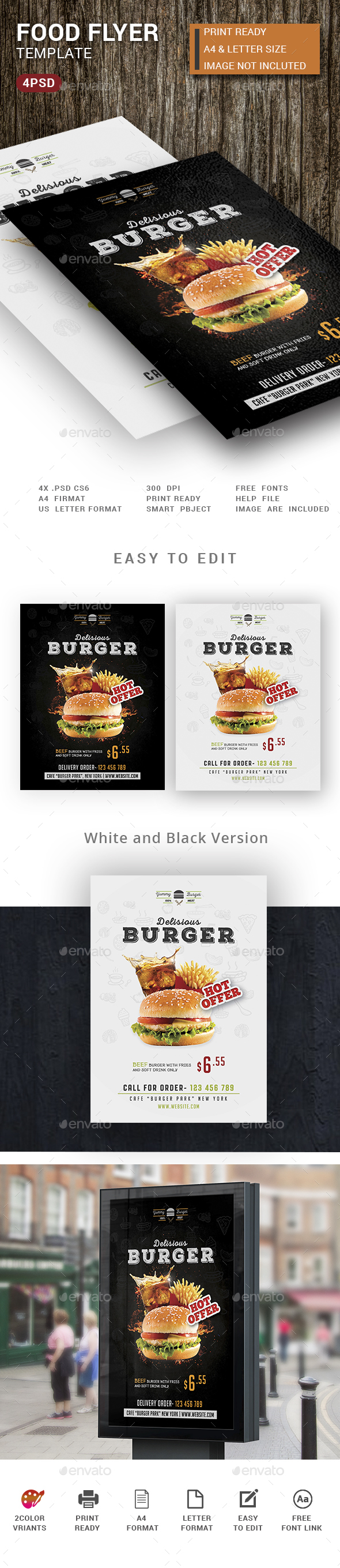 Food Flyer - Restaurant Flyers
