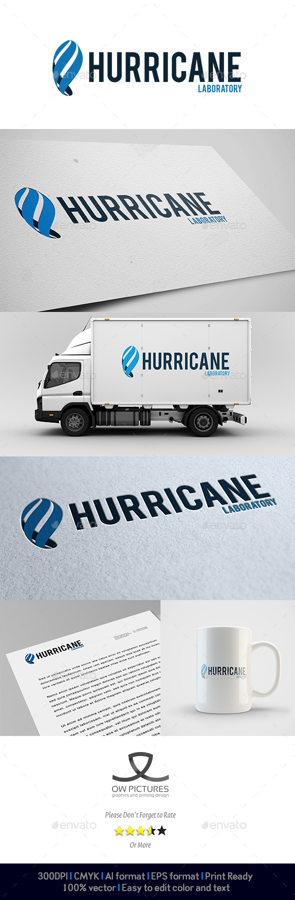Hurricane Logo - Abstract Logo Templates