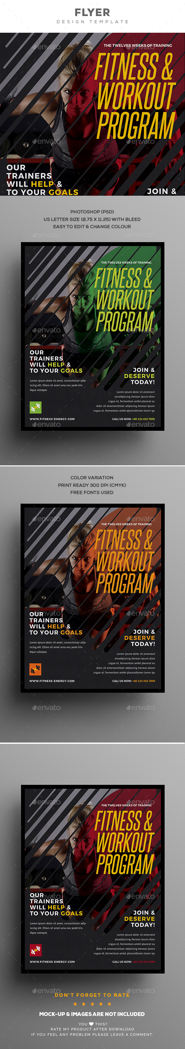 Fitness Flyer - Events Flyers