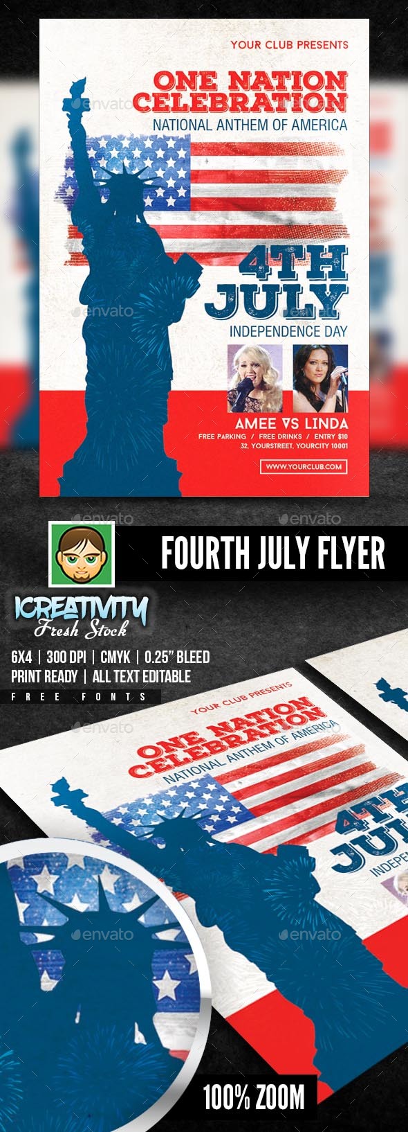 Fourth of July Flyer - Flyers Print Templates