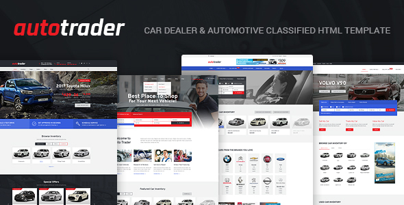 AutoTrader - Car Dealer and Automotive Classified HTML Template - Business Corporate