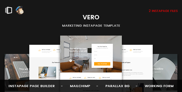 Vero - Marketing Instapage Template - Instapage Marketing