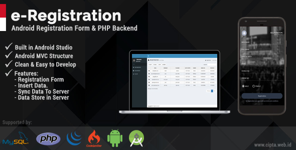 Android Registration Form Apps