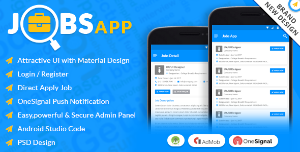 Jobs App - CodeCanyon Item for Sale