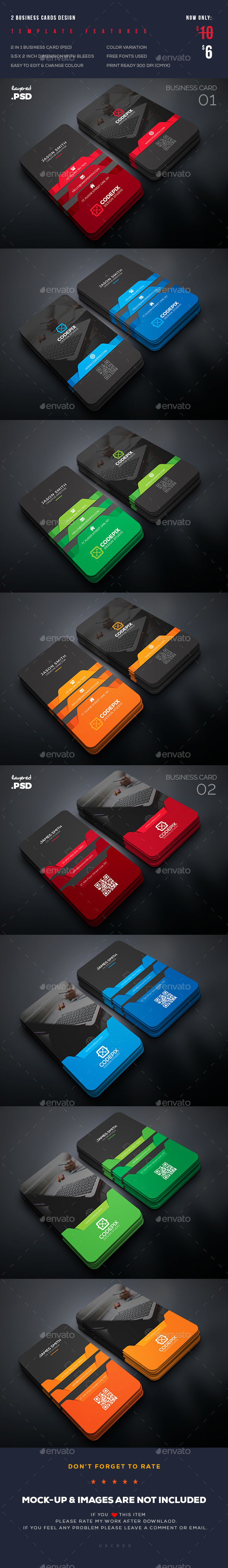 Business Card Bundle - Business Cards Print Templates