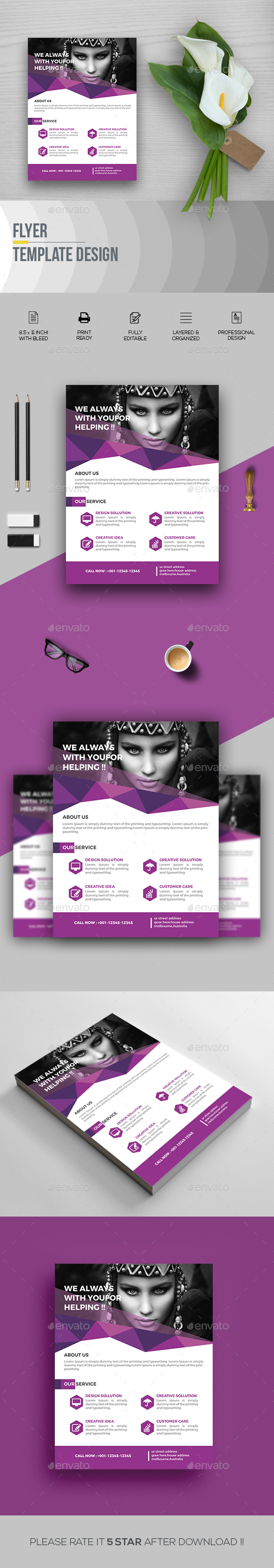 Flyer Template - Flyers Print Templates