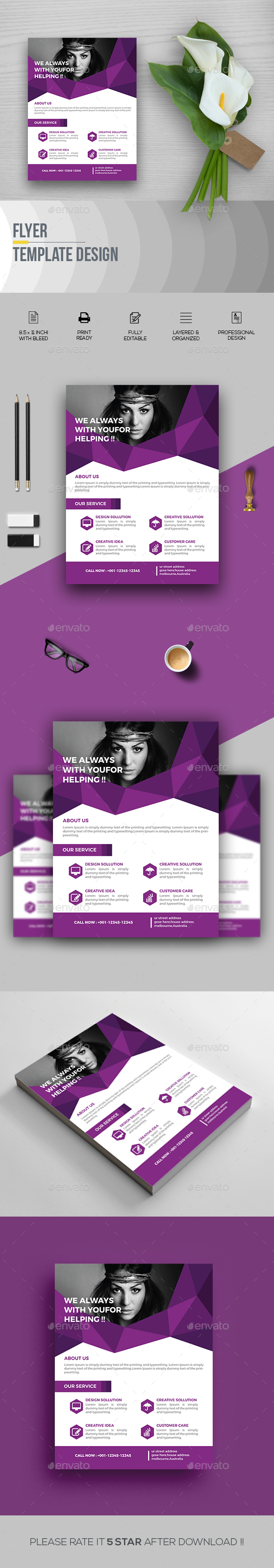 Flyer Template - Flyers Print Templates