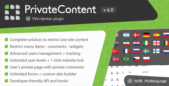 PrivateContent - Multilevel Content Plugin - CodeCanyon Item for Sale