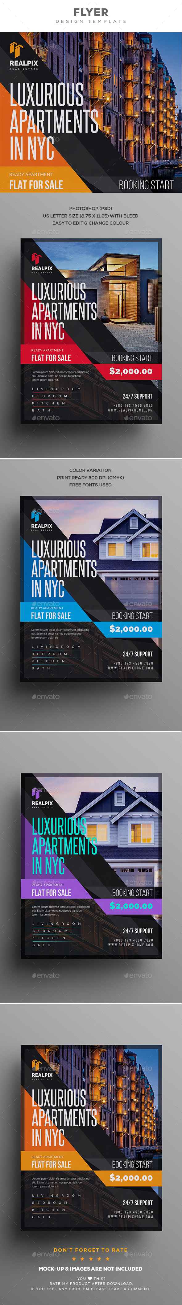 Real Estate Flyer - Flyers Print Templates