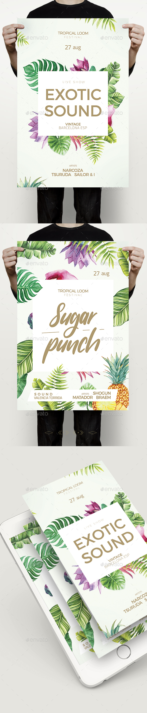 Tropical Flyer - Clubs & Parties Events
