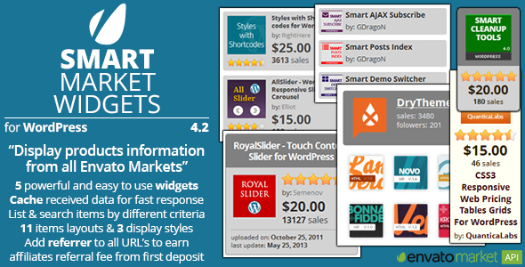 Smart Market Widgets - CodeCanyon Item for Sale