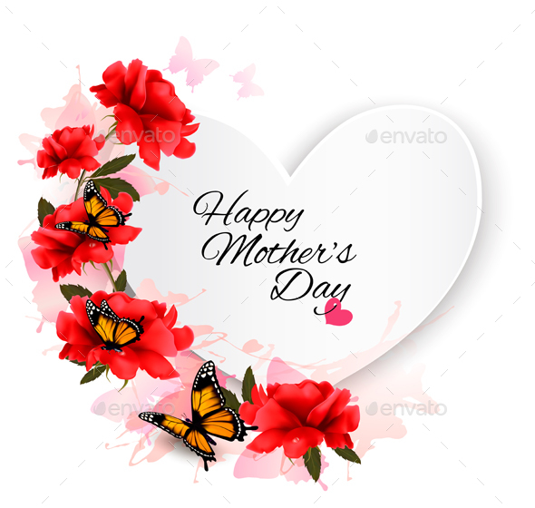 Mother's Day Background. Vector. - Seasons/Holidays Conceptual