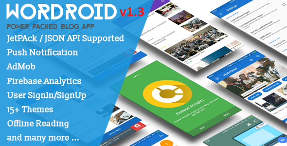 WorDroid - Full Native WordPress Blog App - CodeCanyon Item for Sale