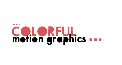 Colorful motion graphics