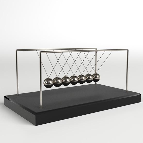 Newton's Cradle - 3DOcean Item for Sale
